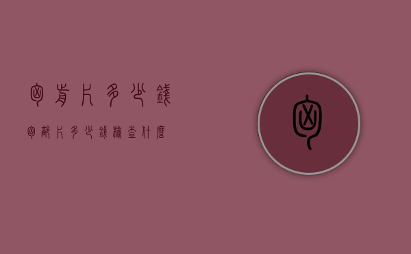 胸前片多少钱（胸部片多少钱检查什么）