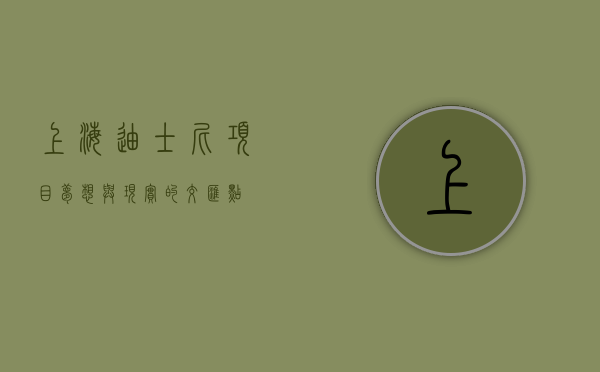 上海迪士尼项目，梦想与现实的交汇点
