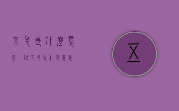 五毛是什么意思（一条五毛是什么意思）