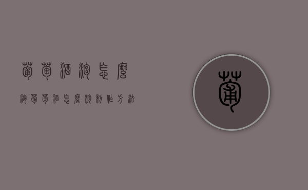 葡萄酒泡怎么泡（葡萄酒怎么泡制作方法）