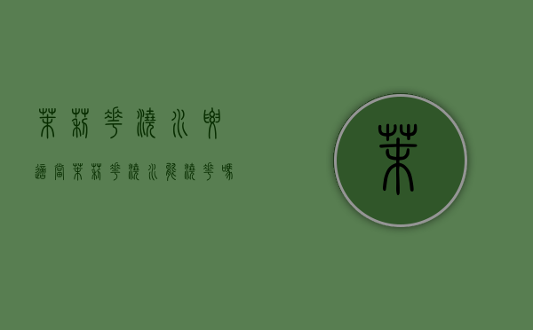 茉莉花浇水要适当（茉莉花浇水能浇花吗）