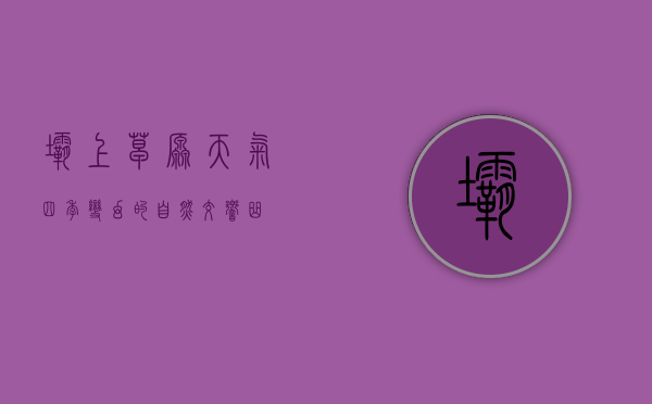 坝上草原天气，四季变幻的自然交响曲
