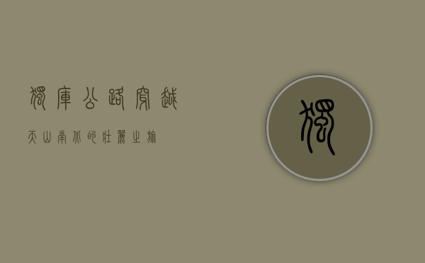 独库公路，穿越天山南北的壮丽之旅