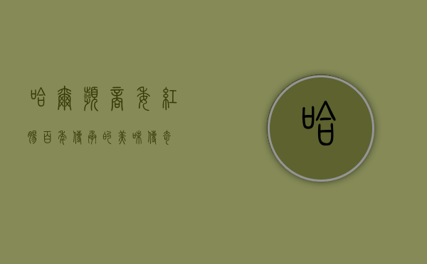 哈尔滨商委红肠，百年传承的美味传奇