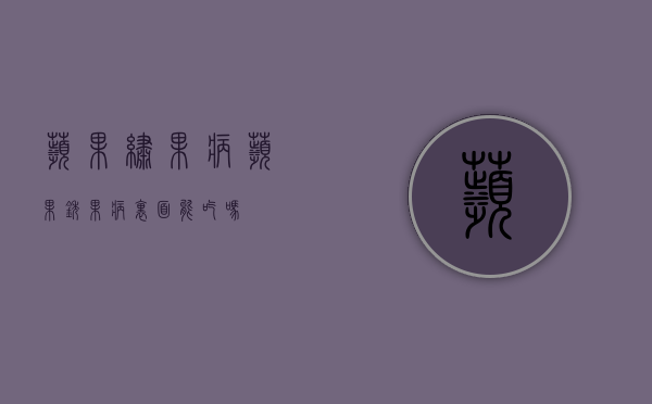 苹果绣果病（苹果锈果病里面能吃吗）