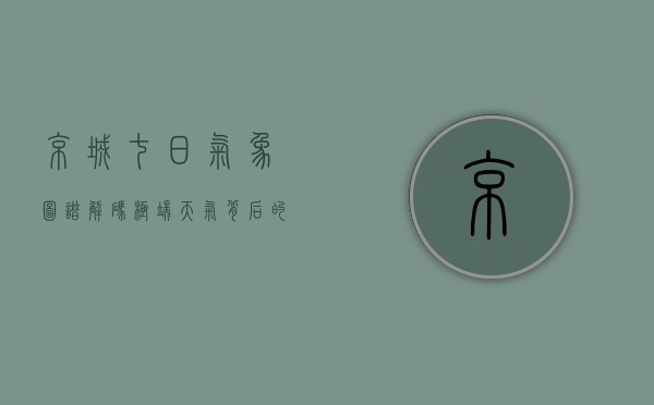 京城七日气象图谱，解码极端天气背后的城市生存启示