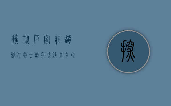 探秘石家庄赵县，千年古韵与现代农业的交响曲