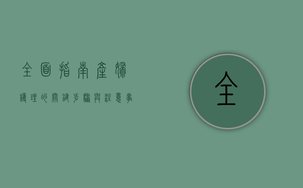 全面指南，产妇护理的关键步骤与注意事项