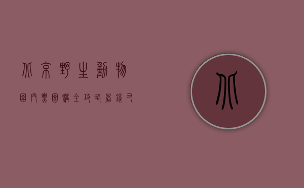 北京野生动物园门票团购全攻略，省钱又省心的游玩指南
