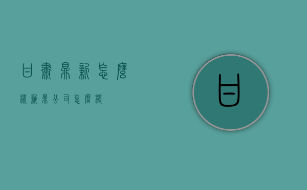 甘肃鼎新怎么样（新鼎公司怎么样）