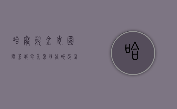 哈尔滨金安国际影城，电影爱好者的天堂