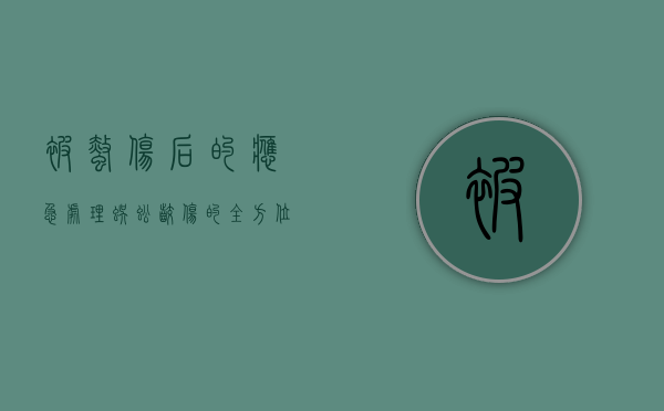 被蜇伤后的应急处理，蜈蚣咬伤的全方位指南