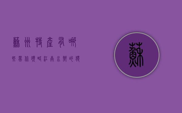 苏州特产有哪些？带你领略江南水乡的独特风味