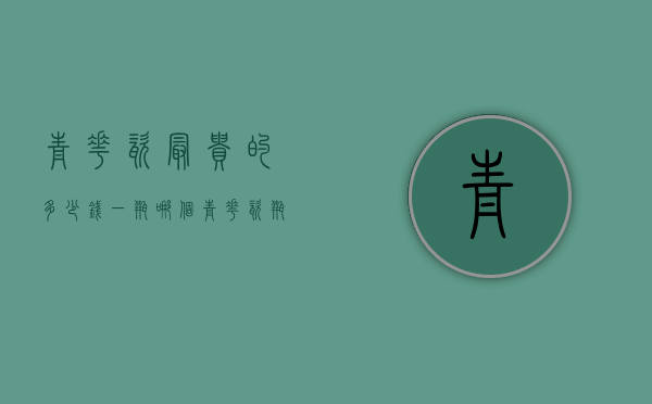 青花瓷最贵的多少钱一瓶（哪个青花瓷瓶价最高）