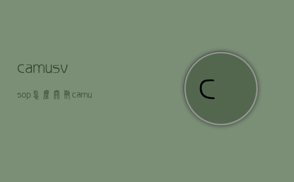 camusvsop怎么开瓶（camus酒怎么开）