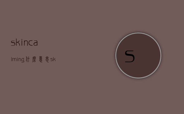 skincalming什么意思（skin是什么意思译）