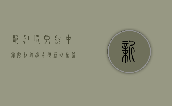 新加坡取消中旅限制，旅游业复苏的新篇章