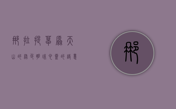 那拉提草原，天山的绿色明珠，心灵的诗意栖息地