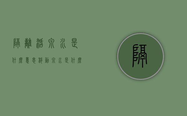 隔离活泉水是什么意思（移动泉水是什么意思）