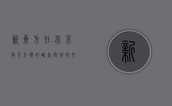 新东方在北京，教育巨头的崛起与城市文化的交融