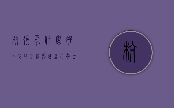 杭州有什么好玩的地方？探索这座千年古城的魅力之旅