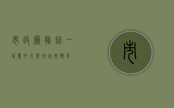 市政厅插曲，一场意外引发的城市变革