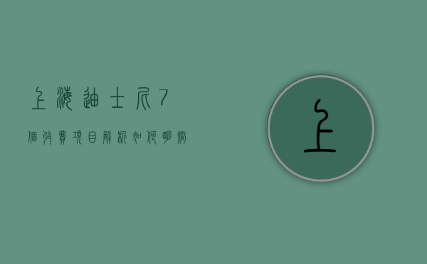 上海迪士尼7个收费项目解析，如何明智选择与规划你的梦幻之旅