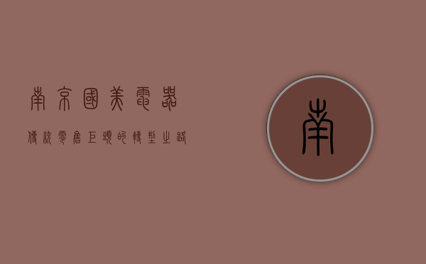 南京国美电器，传统零售巨头的转型之路