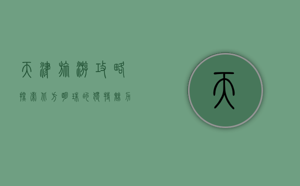 天津旅游攻略，探索北方明珠的独特魅力