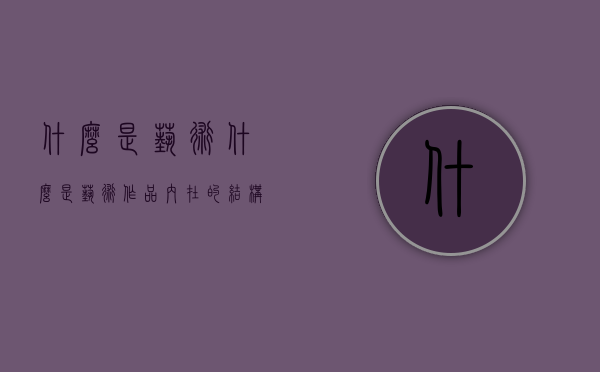 什么是艺术（什么是艺术作品内在的结构）