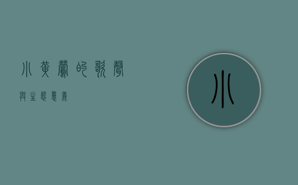小黄莺的歌声与生态意义