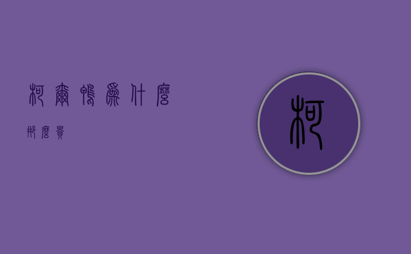 柯尔鸭为什么那么贵？
