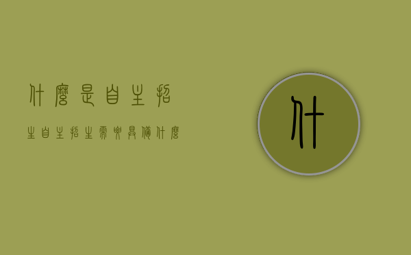 什么是自主招生（自主招生需要具备什么条件）