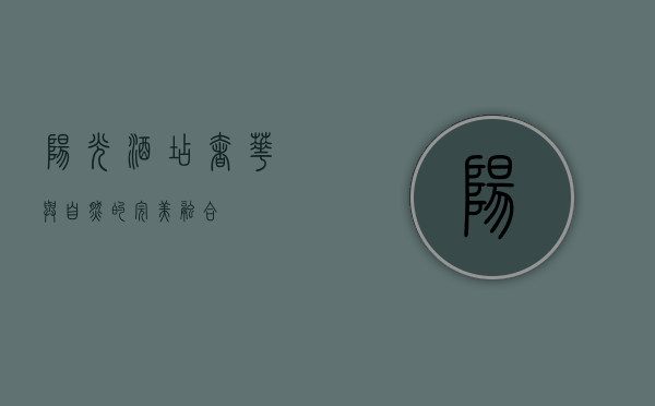 阳光酒店，奢华与自然的完美融合