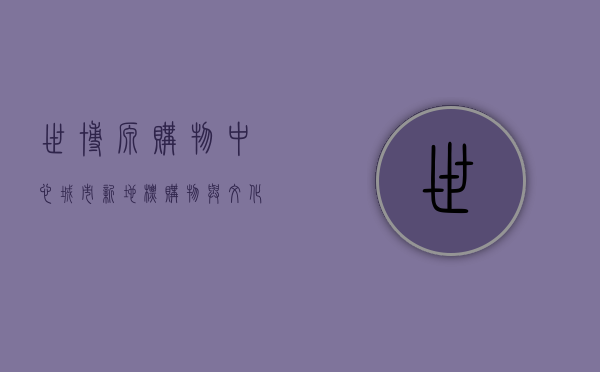 世博源购物中心，城市新地标，购物与文化的完美融合