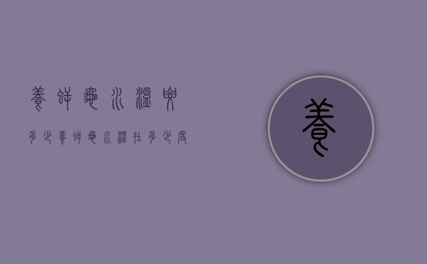 养鳄龟水温要多少（养鳄龟水温在多少度）