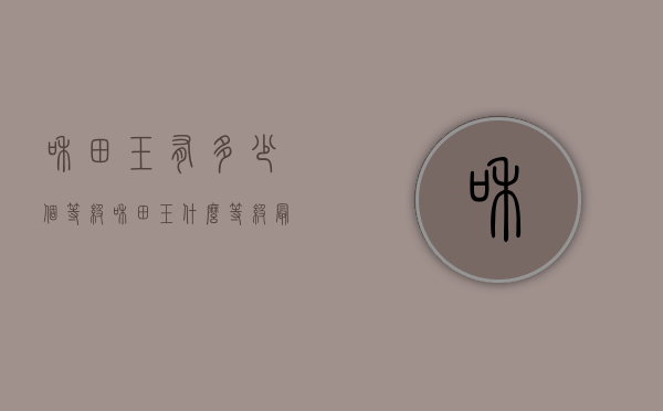 和田玉有多少个等级（和田玉什么等级最高）