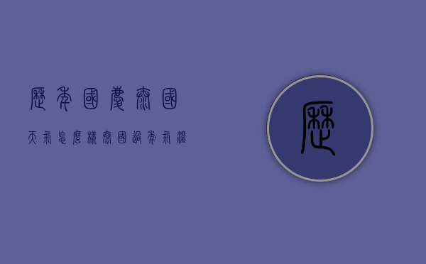 历年国庆泰国天气怎么样（泰国过年气温是多少）