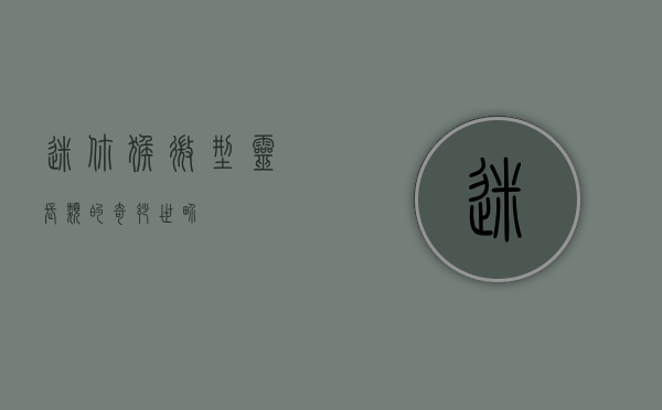 迷你猴，微型灵长类的奇妙世界