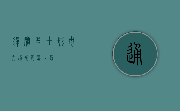 通宝巴士，城市交通的智慧之选