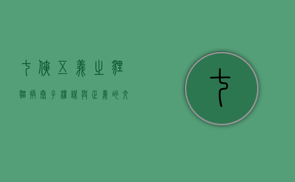 七侠五义之狸猫换太子，权谋与正义的交织