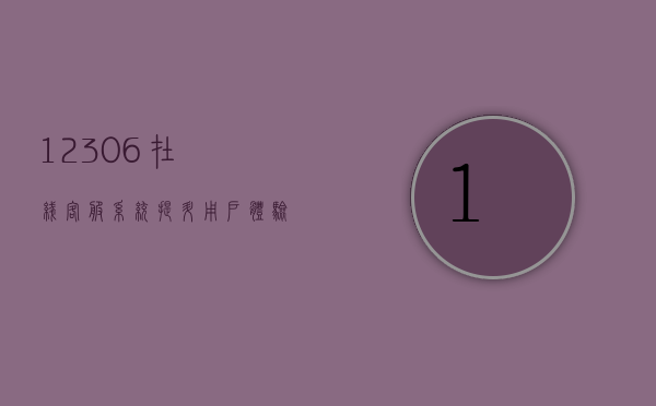 12306在线客服系统，提升用户体验的智能化解决方案