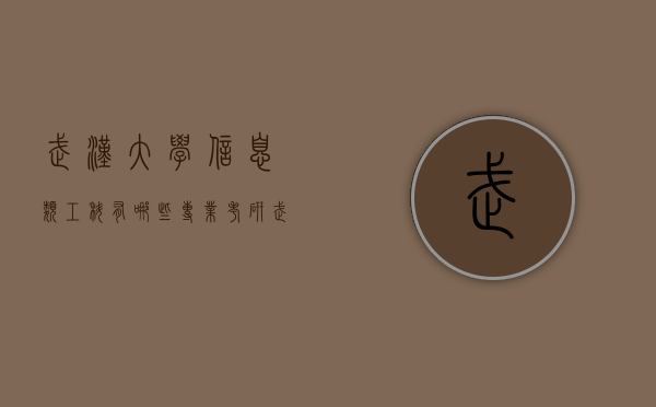 武汉大学信息类工科有哪些专业考研（武汉大学电子信息工程考研科目）