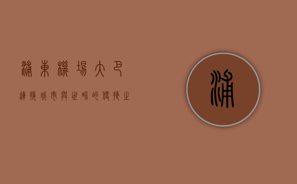 浦东机场大巴，连接城市与世界的便捷之桥