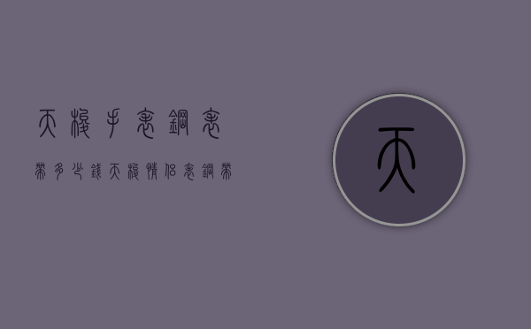 天梭手表钢表带多少钱（天梭情侣表钢带多少钱）