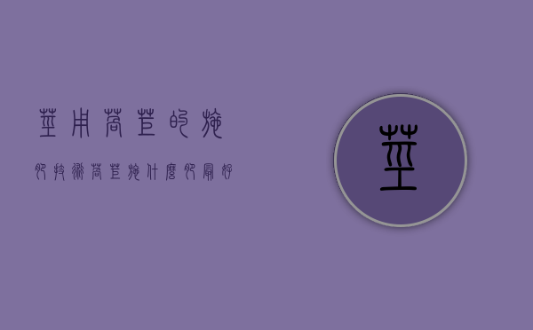 茎用莴苣的施肥技术（莴苣施什么肥最好）