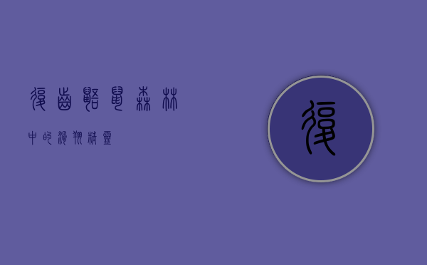 复齿鼯鼠，森林中的滑翔精灵