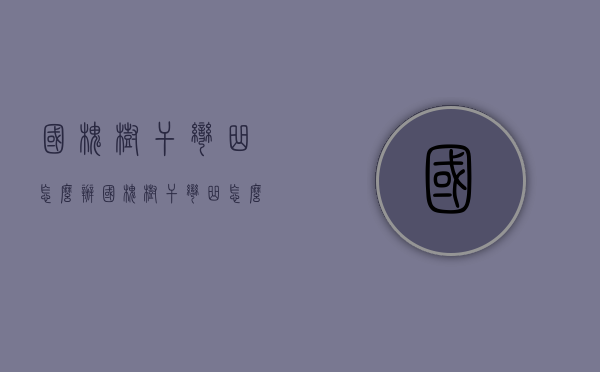 国槐树干弯曲怎么办（国槐树干弯曲怎么办呢）