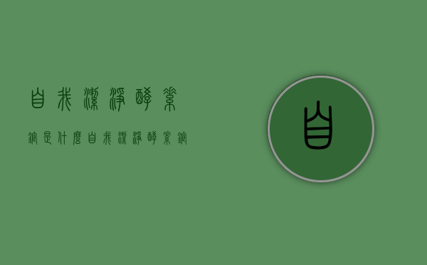 自我洁净酵素锭是什么（自我洁净酵素锭怎么样）