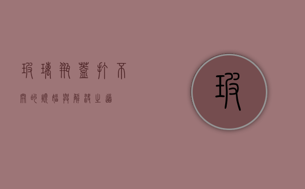 玻璃瓶盖打不开的烦恼与解决之道